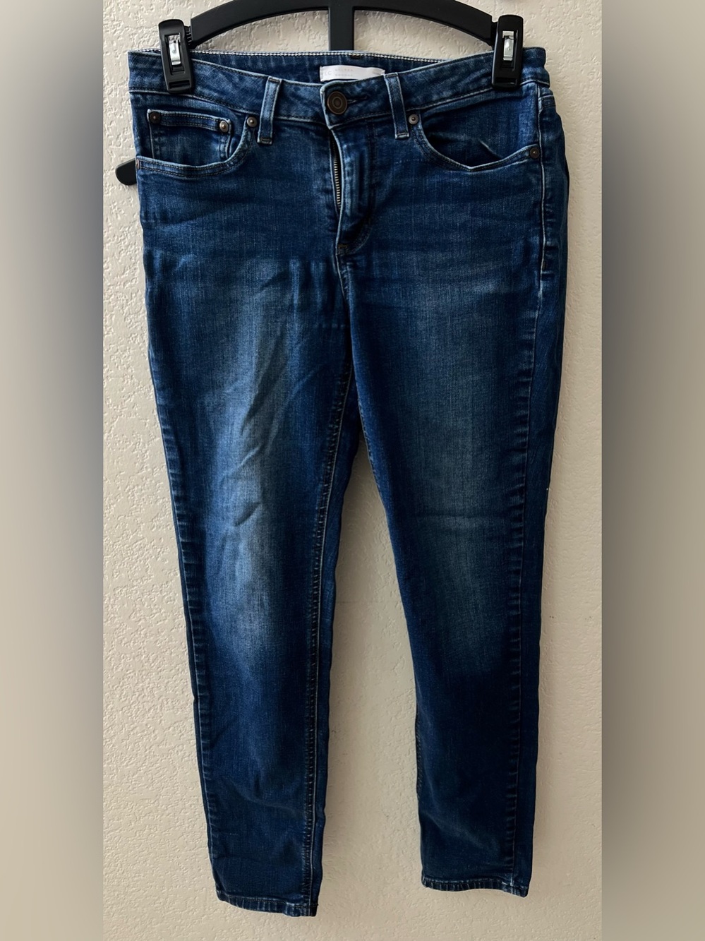 LC Lauren Conrad Indigo Wash Slim Skinny Jeans, Size 8
